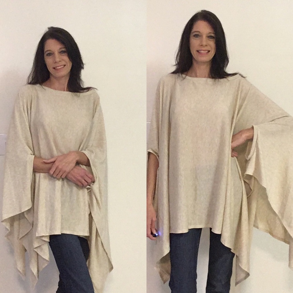Large Only Poncho Style Top - Picture 4 of 4